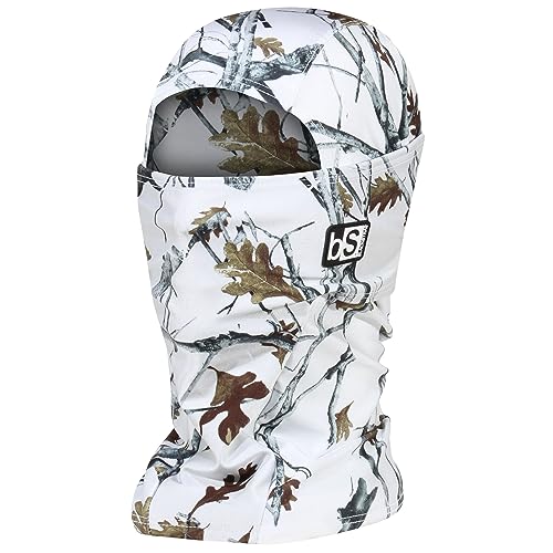 BLACKSTRAP Hood Balaclava Face Mask – Cold Weather Ski Mask, Breathable, Moisture-Wicking, and Helmet-Compatible - color: Timber Snow