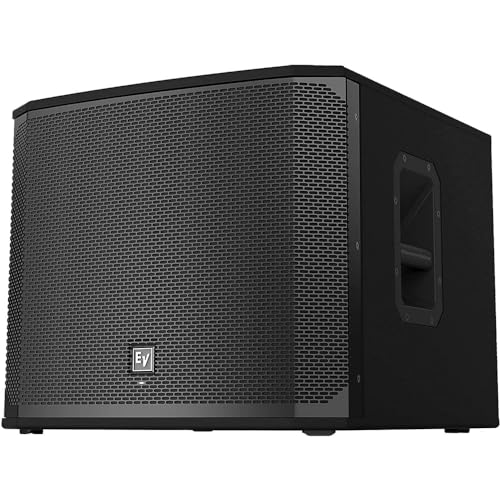 Electro-Voice EKX-15SP Powered 15" Subwoofer with US Power Cord Bundle Padded Cover with EV Logo for EKX-15S/15SP
