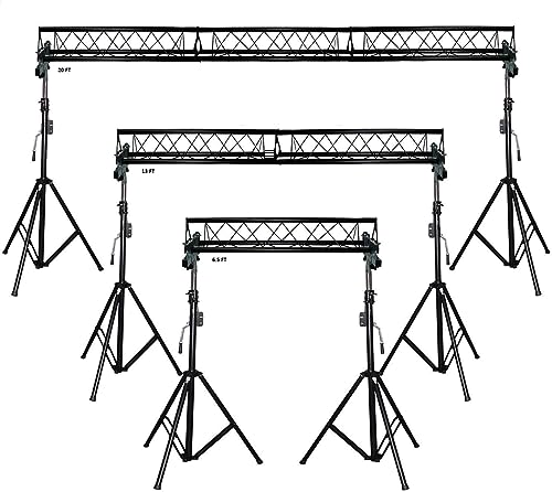 20' ft Wide Crank Triangular Trussing Mobile DJ Lighting Truss System Triangle