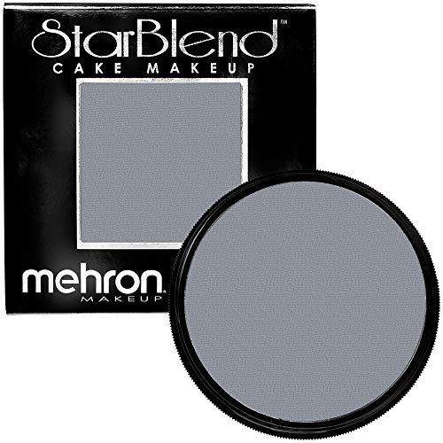 Mehron Makeup StarBlend - LIGHT GREY, Wet/Dry Pressed Powder Face Paint - color: Light Grey, size: 2 Ounce (Pack of 1)