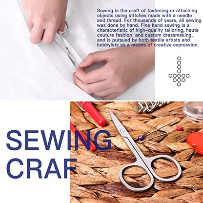 JUNING Sewing Kit with Case Portable Sewing Supplies for Mom Grandma Women Men Teen Girls Boys Home Traveler, Adults, Beginner, Emergency, Contains Thread, Scissors, Needles,Measuring Tape and More - size: B-Threads