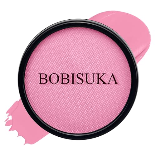 BOBISUKA Pastel Pink Face Body Paint, Water-Based Face Painting Kit & Body Paints,Safe Non-Toxic Facepaint for Halloween Skull Clown Ghost Yarn Doll Fairy Makeup, Costume Cosplay Party Theater & Stage - color: Pastel Pink