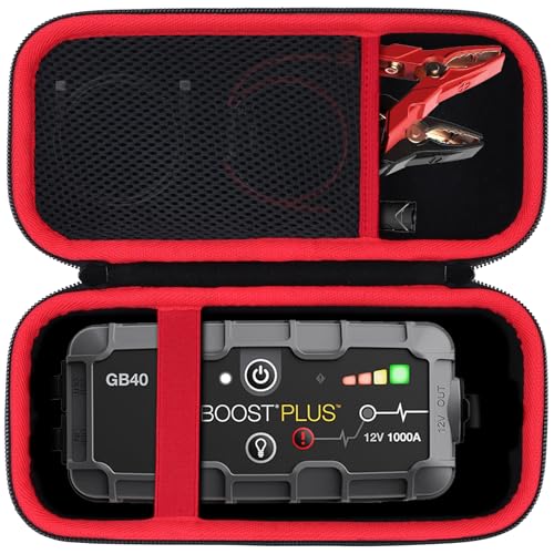 Lebakort Storage Case Compatible with Boost Plus GB40 / Boost X GBX45 / Boost XL GB50 / Boost Sport GB20 UltraSafe Lithium Jump Starter Box - size: for Boost GB40/GBX45/GB50/GB20