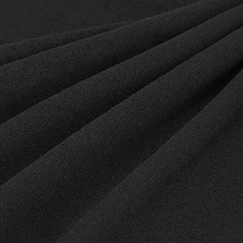 Facmogu Speaker Grill Cloth, 67"x20" Speaker Cloth Speaker Fabric Cover | Stereo Mesh Fabric | Replacement for Home Stage Audio Speakers, Subwoofer Repair | Offer Good Buffer Protection | Black