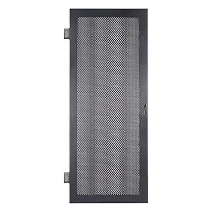 Sound Town 30U Universal Steel Rack, w/Mesh Doors, Locking Casters, Vented Side Panels for Audio Video, Server and Network Equipment (STRK-M30UWD) - size: 30U-D