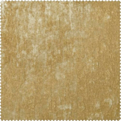 HPD Half Price Drapes Lush Crush Velvet Curtains - Room Darkening Curtain 84 Inches Long for Bedroom & Living Room, Luxury Look, Rod Pocket Design, (1 Panel), 50W x 84L, Gold - color: Gold, size: 50"W x 84"L (Pack of 1)