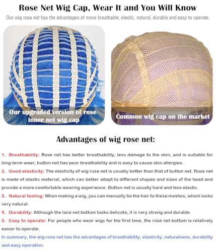 LABEAUTÉ Short Blue Anime Cosplay Wig Male Men Anime Layered Unisex Heat Resistant Hair Wig with Bangs for Party and Halloween for Gift + Free Cap - color: Blue