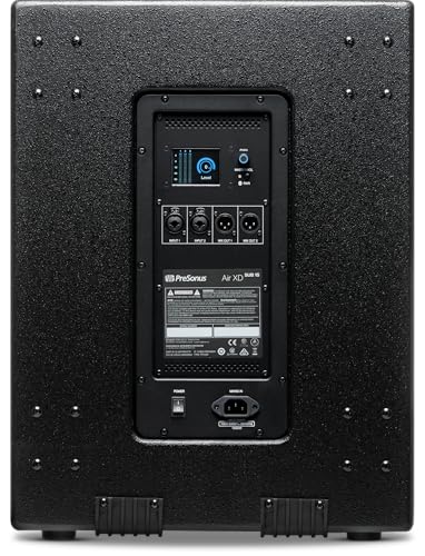 PreSonus AIR XD Sub 15 Active Extended Definition Subwoofer | 2000W Class D amplifier with 15-inch driver and DSP presets for live sound, mobile rigs and permanent installs - size: 15" Subwoofer