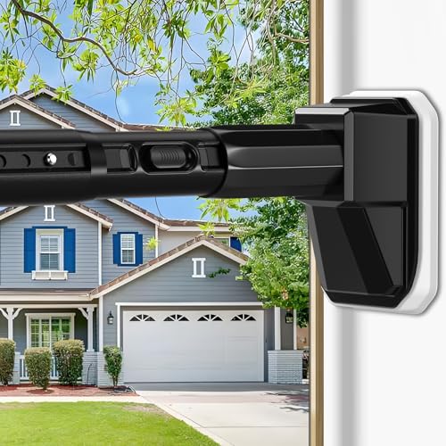 Extra Long Tension Curtain Rod, Black, 41-126 Inch (4-10.5ft), Tension Rod - color: Black, size: 41-126inch