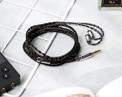 Linsoul Tripowin Mirage IEM Cable,30AWG OCC 4N HiFi IEM Upgrade Replacement Cable, with 3.5mm Audio Jack for in-Ear Monitor Audiophile Musician(2pin 0.78mm) - size: 2-Pin 0.78mm