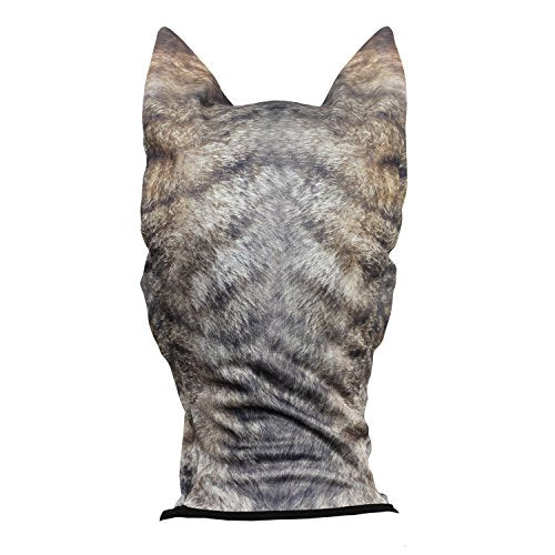 WTACTFUL 3D Animal Ears Balaclava, Breathable Face Mask for Halloween | Stand-Up Ears, Windproof Dustproof, Quick-Dry, No Fade Print, Soft, for Music Festivals Raves Ski Snowboard Moto Party - color: Cat Meb-20