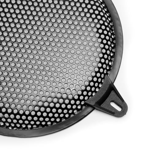 8 Inches Speaker Grill Cover: Metal Round Hole Subwoofer Grill Cover Protector, Car Audio Speaker Grill Cover(Pack of 2)