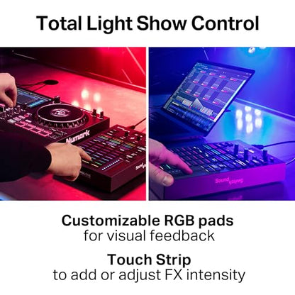 SoundSwitch Control One DMX Lighting Controller | 3-Month Free Trial SoundSwitch Software Access Included, DMX Hardware Support, and Philips Hue Smart Light Support - style: DMX Controller