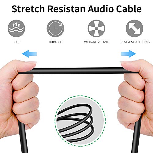 Female XLR to 1/8 Stereo Cable,Balanced XLR to 3.5mm(1/8 inch) TRS Mini Jack Audio Converter Adapter Cable - 1feet/30cm - size: 1 Feet