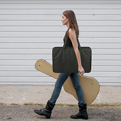 Sheet Music Stand Carrying Case for Music Sheet Clip and Tripod Nylon Storage Bag Music Sheet Stand Holder Protective Case Bag for Orchestras, Choirs, 23.22'' x 15.35'' x 2.95‘’