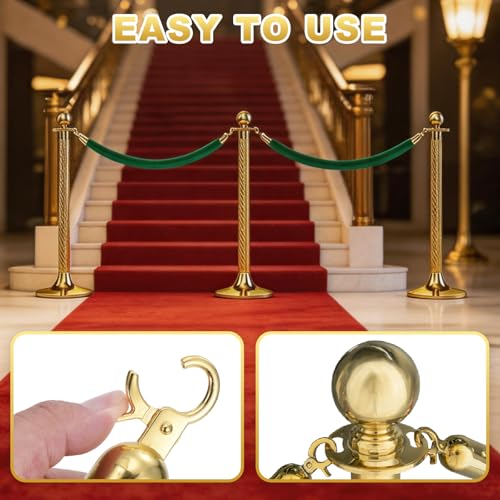 PATIKIL Velvet Stanchion Ropes, (6.6Ft x1.26 Inch, White) (1Pcs), Velvet Ropes Crowd Control Queue Barrier with Silver Buckle, Suit for - Carpet Events/Hotels/Movie Theaters/Grand Openings - color: White Rope, Silver Buckle