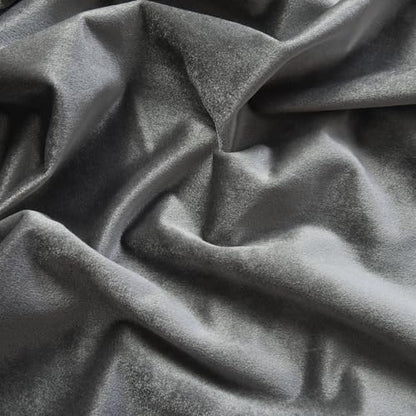 Roslynwood Silver Velvet Curtain 63 inches Long - Curtains Block Light Rod Pocket Thermal Insulated Window Drapes for Living Room/Bedroom/Dining Room, 52Wx63L, 2 Panels - color: Silver, size: 52"W x 63"L (Pack of 2)