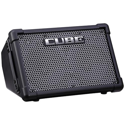 Roland Cube Street EX | Battery-Powered 50W Stereo Amplifier | Clear, Dynamic Sound | Ideal for Outdoor Performances | Supports Mics, Instruments & Audio Devices | COSM Tones for Electric Guitar | Dynamic Sound, Outdoor Performances, Supports Mics, Instru