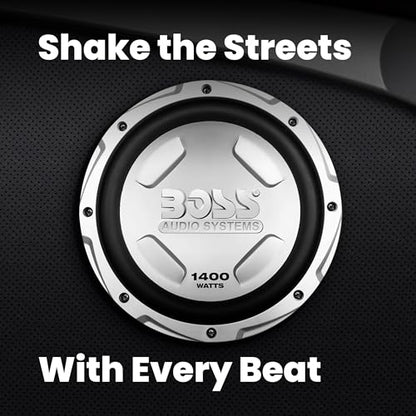BOSS Audio Chaos CX122 12" 2800W Car Audio Power Subwoofer Speakers, 1 Pair | High-Power Bass Speaker Pair for Vehicle Stereo Systems, Music Playback and Car Audio Sound Upgrades