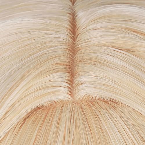 Kaveh Wig Blonde Brown Gradient Shoulder-length Cosplay Wig Heat Resistan Synthetic Fiber Hairs for Uniex Adult Halloween Cos Anime Party Replacement Wigs - color: Blonde Brown Gradient Shoulder-length