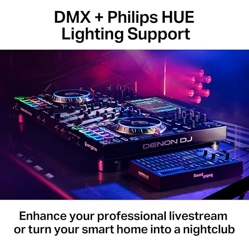 SoundSwitch Control One DMX Lighting Controller | 3-Month Free Trial SoundSwitch Software Access Included, DMX Hardware Support, and Philips Hue Smart Light Support - style: DMX Controller