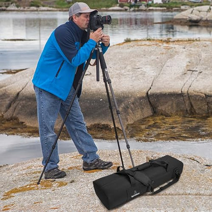 TORIBIO Tripod Carrying Case Bag, Padded Protective 39.5"x10"x6" | with Shoulder Strap and Handle, Heavy Duty, for Music Stand Mic Speaker Light Camera Monopod Stand - size: 39.5" x 10" x 6"