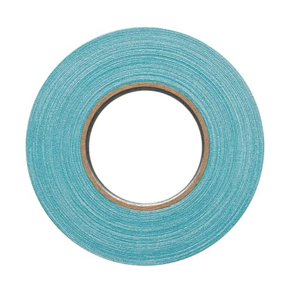 3" Pro Gaff Gaffers Tape 55 yards length teal matte. Premium Heavy-Duty Gaffers Tape trusted by professional Gaffers. Made in the USA. Holds Tight, Easy to remove. (Pack of 16) - color: Teal, size: 3 in x 1980 in