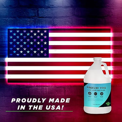 Froggy's Fog Freezin Fog, Low-Lying Ground Fog Fluid for Professional and Home Haunters, Theatrical Effects, and More, 1 Gallon - size: 128 Fl Oz (Pack of 1)