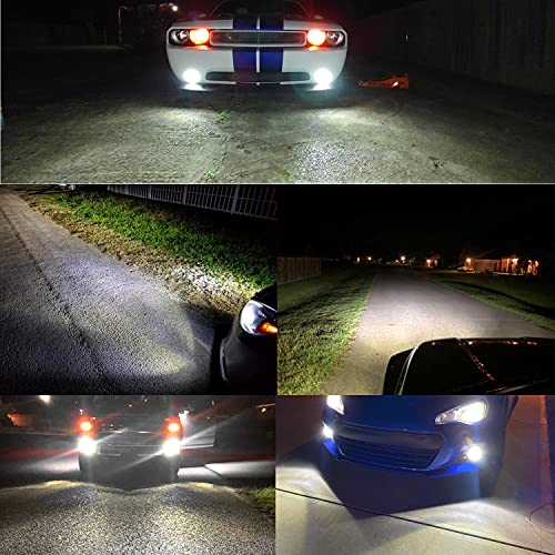 Alla Lighting 3800lm 889 881 LED Fog Light Bulbs, 6000K Xenon White Xtreme Super Bright H28 886 888 894 896 898, ETI 56-SMD (Off-road use only) - color: 6000K White