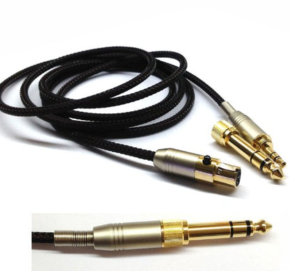 NewFantasia Replacement Audio Upgrade Cable Compatible with AKG K240, K240S, K240MK II, Q701, K702, K141, K171, K181, K271s, K271 MKII, M220, Pioneer HDJ-2000 Headphones 1.2meters/4feet - size: 1.2m