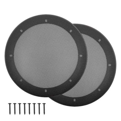 8" Speaker Grill Covers, Black Color, 2Pcs - size: 8'' - 2Pcs