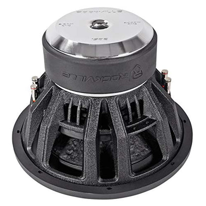 Rockville Destroyer 15D1 15" Dual 1-Ohm Competition Car Audio Subwoofer | USA Made Voice Coils, 8000W Peak, 2000W RMS, Dual 1-Ohm, Triple-Stacked 300 Oz Magnets, Cast Aluminum Basket, 35mm XMAX