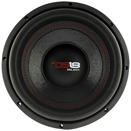 DS18 SLC-10S Subwoofer in Black - 10-Inch Speaker, 440W Max Power, 220W RMS Power, Aluminum 4 Layer Voice Coil, Black Steel Frame, SVC, 4 Ohm Impedance, Ferrite Magnet (1 Speaker) - style: 10 inch