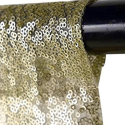 JYFLZQ Champagne Sequin Backdrop Curtains for Party 2ft x 8ft 4Panel - color: Champagne, size: 2 ft x 8 ft - 4 Panels