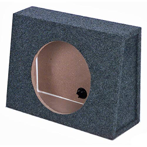 Q Power 12-Inch Sealed Slim Shallow Truck Subwooofer Box Enclosure | TW12-SINGLE - style: 2 - Shallow Sealed