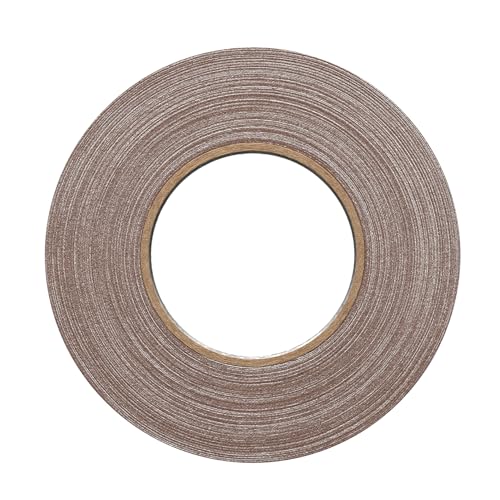 1" Width ProTapes Pro Gaff Premium Matte Cloth Gaffer's Tape With Rubber Adhesive, 11 mils Thick, 55 yds Length, Brown (Pack of 1)