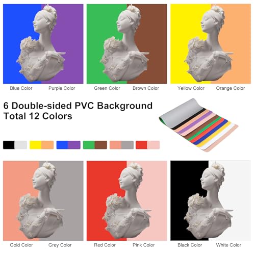 20"/50cm Light Box, PULUZ Large Photo Studio Shooting Tent 200 LED Light CRI≥90 12 Colors Backgrounds Professional Dimmable Photo Booth Product Photography 20x20 inch Light Box Photography | High Brightness 200 LED Lights, CRI ≥90, 12 Colors Backgrounds,