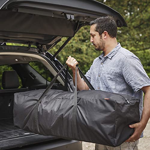 INFANZIA 45in Large Travel Duffel Bag, 600D Water Resistant Foldable, 115L | Sport Luggage Bag with Upgrade Zipper, Foldable Equipment Storage Bag, for Moving Camping Tent Tripod Fishing - size: 45x12x13 inch-115L