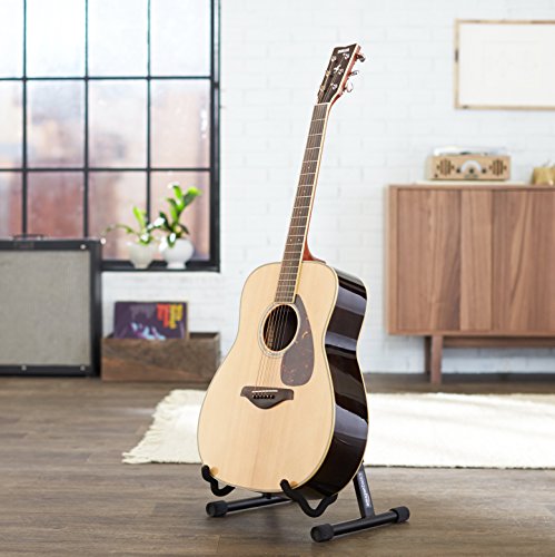 Amazon Basics Portable Adjustable Folding Guitar Stand for Electric and Acoustic Guitars, A-shape, Fully Assembled with Padded Foam, Black, 8.66 x 15.16 x 3.74 inches (Pack of 6) - size: 8.66 x 15.16 x 3.74 inches (Pack of 6)