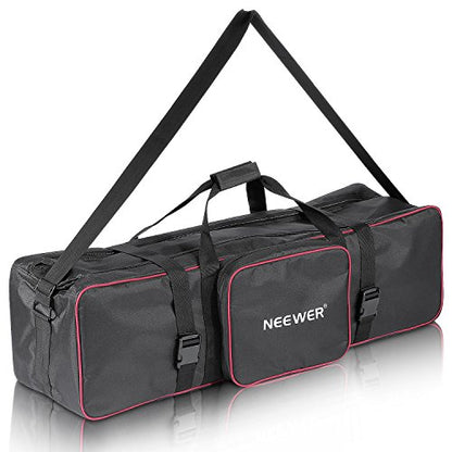 Neewer® 35"x10"x10"/90 x 25 x 25 cm Photo Studio Equipment Large Carrying Bag with Strap for Tripod Light Stand and Photography Lighting Kit(CB-05) - style: 35"x10"x10"/Black+red