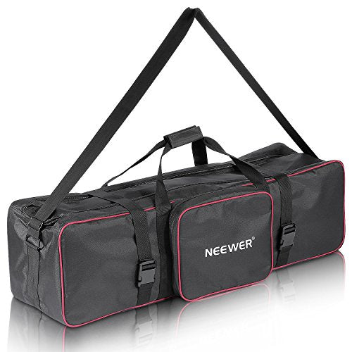 Neewer® 35"x10"x10"/90 x 25 x 25 cm Photo Studio Equipment Large Carrying Bag with Strap for Tripod Light Stand and Photography Lighting Kit(CB-05) - style: 30"x10"x10"/Black+red