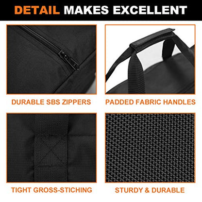COOLBEBE 36-Inch Large Travel Duffle Bag, 100L Heavy Duty Luggage, Black | Upgrade 2-way Lockable Zippers, Sturdy & Water Resistant for Sports Equipment, Camping & Moving - size: 36" x 13" x 13"