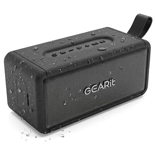 GEARit 40W Waterproof Portable Bluetooth Speaker, Loud Bass, AUX & TWS - size: Inline - 40W