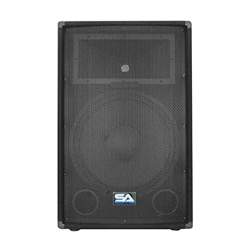 Seismic Audio - 15 Inch PA DJ Speaker 350 Watts PRO Audio - Mains, Monitors, Bands, Karaoke, Churches, Weddings - size: Single