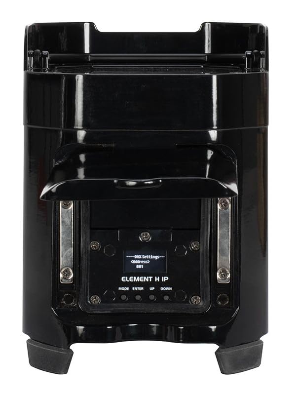 Audiosavings Bundle: Element H6 Pak (6) RGBAW+UV LED Outdoor Wireless DMX Wash Lights Bundle with Rockville Stage Matrix 36 RGB 6x6 Matrix Blinder Light + Fog/Smoke Machine w/Remote+Fluid (3 Items)