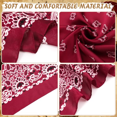 JATEBI Pirate Costume Accessories Set for Women Outfit - style: Burgundy Cashew Flower and Black Vintage