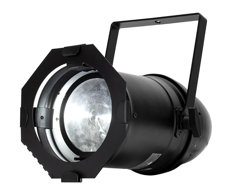 American DJ Par Z100 5K2 100W COB Cool White LED DMX Par Can Stage Lights, CRI 90+, Manual Zoom 9 degree-30 Degree, OLED Display, for Stage, Theater, and Live Events, 2-Piece