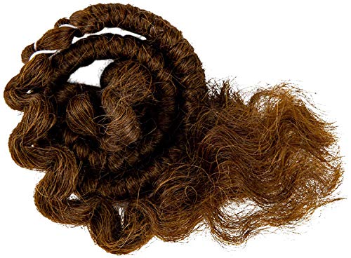 Mehron Makeup Crepe Hair - MEDIUM BROWN, Special FX Fake Hair - color: Medium Brown