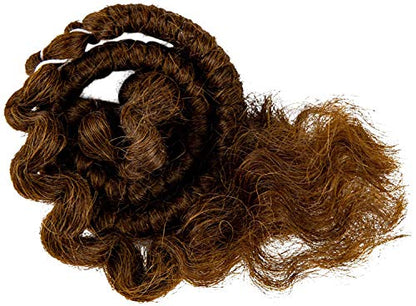 Mehron Makeup Crepe Hair - MEDIUM BROWN, Special FX Fake Hair - color: Medium Brown