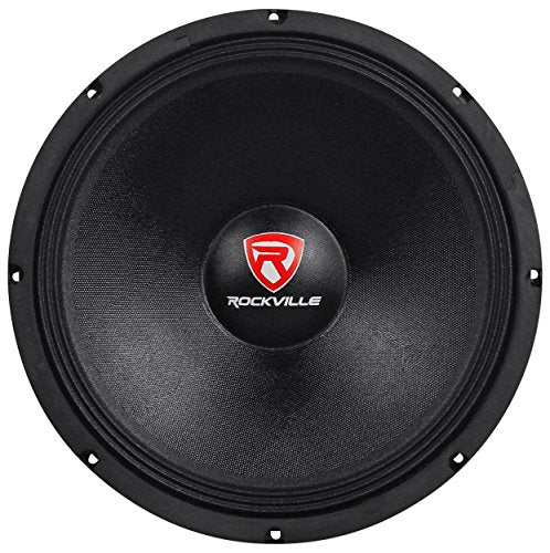 Rockville RVP15W4 1000W Peak / 500W RMS 15" Raw DJ Subwoofer 4 Ohm, 51oz Magnet, 2.5" CCAW Voice Coil, 100dB Sensitivity, Durable Steel Basket, for DJs and Live Events | 1000W Peak, 500W RMS, Replacement Woofer, 2.5" CCAW Voice Coil, Banana Plug Terminals